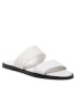 Calvin Klein Natikači Almond Flat 2Bar Slide HW0HW01134 Bela - Pepit.si