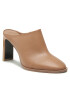 Calvin Klein Natikači Curved Stil Mule 80 HW0HW01542 Rjava - Pepit.si