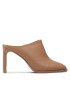 Calvin Klein Natikači Curved Stil Mule 80 HW0HW01542 Rjava - Pepit.si