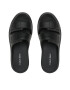 Calvin Klein Natikači Double Strap Slipper HM0HM00967 Črna - Pepit.si