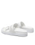 Calvin Klein Natikači Ergonomic Slide Perf/Patent HW0HW00685 Bela - Pepit.si