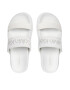 Calvin Klein Natikači Ergonomic Slide Perf/Patent HW0HW00685 Bela - Pepit.si