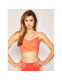 Calvin Klein Performance Top nedrček High Support Sports Bra 00GWS0K124 Oranžna - Pepit.si