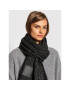 Calvin Klein Ruta Geometric Knit Scarf K60K608491 Črna - Pepit.si