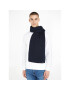 Calvin Klein Šal Classic Cotton Rib Knit Scarf K50K510996 Mornarsko modra - Pepit.si