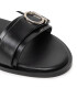 Calvin Klein Sandali Almond Flat Sandal W/Hdw HW0HW00680 Črna - Pepit.si