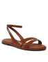 Calvin Klein Sandali Almond Sandal HW0HW01463 Rjava - Pepit.si