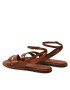 Calvin Klein Sandali Almond Sandal HW0HW01463 Rjava - Pepit.si