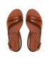 Calvin Klein Sandali Almond Sandal HW0HW01463 Rjava - Pepit.si