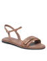 Calvin Klein Sandali Almond Sandal W/Hw HW0HW01483 Rjava - Pepit.si