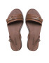 Calvin Klein Sandali Almond Sandal W/Hw HW0HW01483 Rjava - Pepit.si