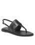 Calvin Klein Sandali Almond Tp Sandal-Hf Mono HW0HW01536 Črna - Pepit.si