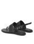 Calvin Klein Sandali Almond Tp Sandal-Hf Mono HW0HW01536 Črna - Pepit.si