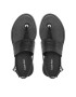 Calvin Klein Sandali Almond Tp Sandal-Hf Mono HW0HW01536 Črna - Pepit.si