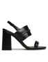 Calvin Klein Sandali Block Hl Sandal HW0HW01612 Črna - Pepit.si