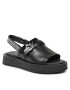 Calvin Klein Sandali Dress Wedge Sandal W/Hw HW0HW01605 Črna - Pepit.si