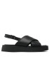 Calvin Klein Sandali Flatform Sandal Hf HW0HW01139 Črna - Pepit.si