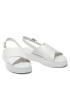 Calvin Klein Sandali Flatform Sanl Moni Mix HW0HW01138 Bela - Pepit.si