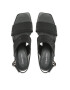 Calvin Klein Sandali Squared Blk Hl Sandal 45 He HW0HW01635 Črna - Pepit.si