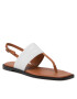 Calvin Klein Sandali Squared Flat Tp Sandal He HW0HW008180HF Bela - Pepit.si