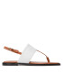 Calvin Klein Sandali Squared Flat Tp Sandal He HW0HW008180HF Bela - Pepit.si