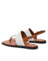 Calvin Klein Sandali Squared Flat Tp Sandal He HW0HW008180HF Bela - Pepit.si