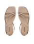 Calvin Klein Sandali Squared Sandal HW0HW01603 Bež - Pepit.si