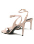 Calvin Klein Sandali Stiletto Sandal 90- Patent HW0HW01632 Bež - Pepit.si