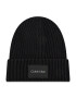 Calvin Klein Set šal + kapa Contrast Edge Beanie Scarf K50K507499 Črna - Pepit.si