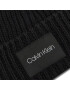 Calvin Klein Set šal + kapa Contrast Edge Beanie Scarf K50K507499 Črna - Pepit.si