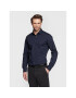 Calvin Klein Srajca K10K108229 Mornarsko modra Slim Fit - Pepit.si