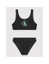 Calvin Klein Swimwear Kopalni kostum KY0KY00013 Črna - Pepit.si