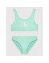 Calvin Klein Swimwear Kopalni kostum KY0KY00013 Zelena - Pepit.si