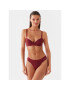 Calvin Klein Underwear Nedrček brez kosti 000QF6017E Bordo rdeča - Pepit.si