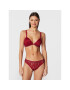 Calvin Klein Underwear Trikotni nedrček 000QF6199E Bordo rdeča - Pepit.si