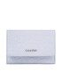 Calvin Klein Ženska denarnica Ck Must Trifold Sm Emb K60K611325 Modra - Pepit.si