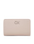 Calvin Klein Ženska denarnica Re-Lock Bifold French Wallet K60K608992 Siva - Pepit.si