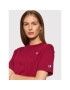 Champion Majica C Logo Cropped 114129 Bordo rdeča Custom Fit - Pepit.si