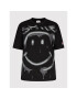 Champion Majica SMILEY 50th Anniversary Edition Graffiti Print 115937 Črna Custom Fit - Pepit.si