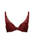 Chantelle Push-Up nedrček Orangerie C67620 Bordo rdeča - Pepit.si