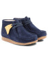 Clarks Gležnjarji Wallabee Bt 261338947 Mornarsko modra - Pepit.si