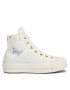 Converse Modne superge All Star Lift Platform Tiny Tattoos A07135C Bela - Pepit.si