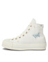 Converse Modne superge All Star Lift Platform Tiny Tattoos A07135C Bela - Pepit.si