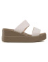 Crocs Natikači Brooklyn Mid Wedge 206219 Bež - Pepit.si