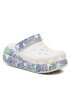 Crocs Natikači Classic Crush Butterfly Clog 208258 Bela - Pepit.si