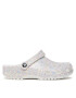 Crocs Natikači Classic Glitter Clog 205942 Bela - Pepit.si