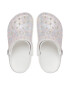 Crocs Natikači Classic Glitter Clog 205942 Bela - Pepit.si