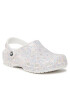 Crocs Natikači Classic Glitter Clog 205942 Bela - Pepit.si