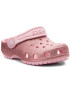 Crocs Natikači Classic Glitter Clog K 205441 Roza - Pepit.si