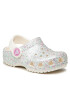 Crocs Natikači Classic Glitter Clog K 205441 Srebrna - Pepit.si